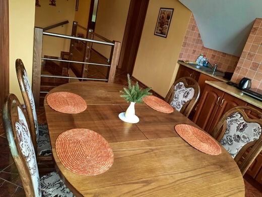 Apartmán v Beskydech - kuchyň a jídelna