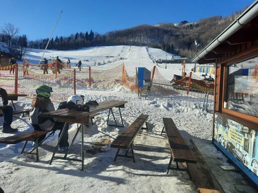 Bufet u spodní stanice vleku Opálená