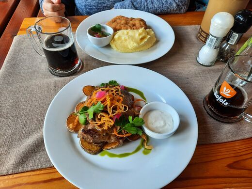 Oběd na hotelu Radegast v Beskydech