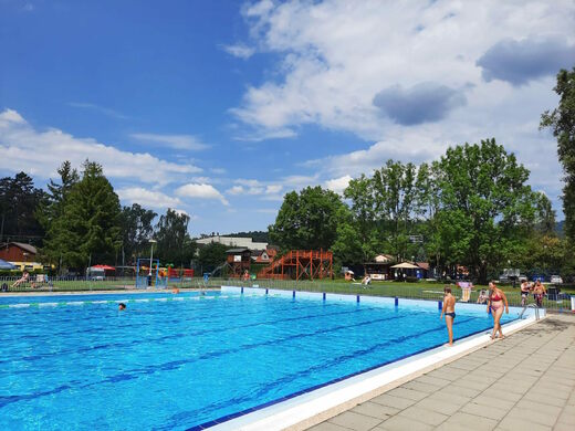 Plavecký bazén - koupaliště Rožnov pod Radhoštěm