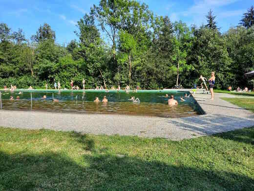 Přírodní koupaliště na Prostřední Bečvě