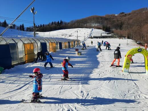 SKI Opálená - svah pro nejmenší lyžaře