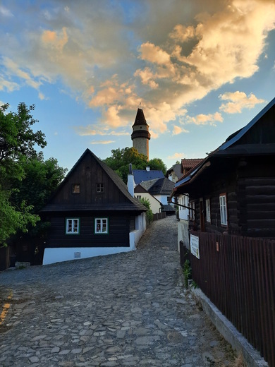 Štramberk v podvečer