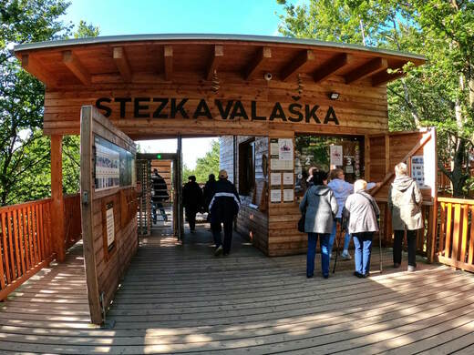 Vstup na Stezku Valaška