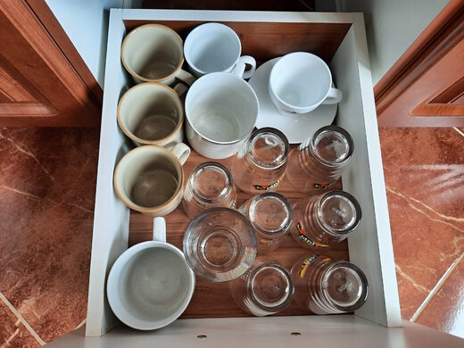 Vybavení kuchyně apartmánu