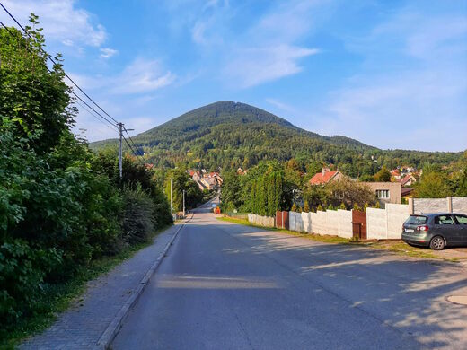 Výhled z terasy pivovarské hospůdky OGAR
